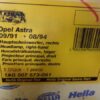 he509 phare droit opel Astra F 1ag007573061 hella neuf DPA86