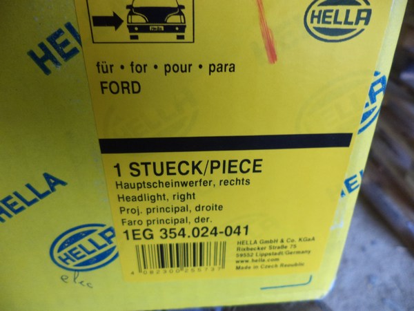 n°he518 phare droit ford transit mk5 1eg354024041 hella neuf n°he518 phare droit ford transit mk5 1eg354024041 hella neuf DPA86