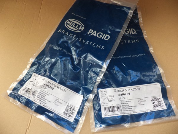 n°he533 lot flexible frein avant jumper boxer ducato 8ah355468801 ah6880 hella neuf DPA86