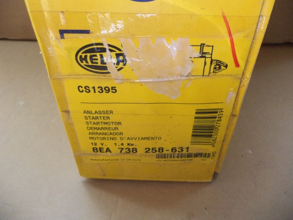 n°he536 demarreur saab 9.3 opel vtra astra G zafira speedster 8ea011610881 hella E.S DPA86