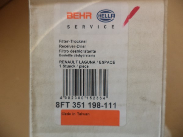 n°he551 filtre deshydrateur renault avantime espace 3 laguna 8ft351198111 hella neuf DPA86