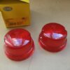 n°he565 2 x cabochons feu rouge 7r0131438 hella 9el135266001 neuf DPA86