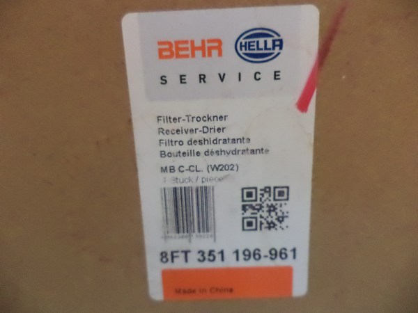 n°he574 filtre deshydrateur mercedes classe C CLK 8ft351196961 hella neuf DPA86