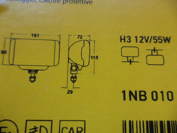 n°he576 kit antibrouillard comet f 450 hella neuf 1nb010951831 DPA86