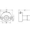 n°he661 Interrupteur phare au pied hella neuf 6aj001751021 poids lourd TP tracteur DPA86