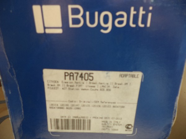 n°bg10 pompe eau citroen xantia xm evasion peugeot 406 605 806 bugatti neuve PA7405 DPA86
