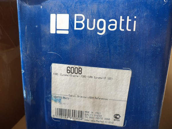 n°bg13 pompe eau Ford sierra 1.8 td bugatti neuve PA6008 DPA86