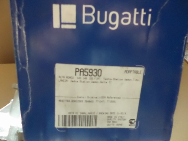 n°bg15 pompe eau alfa 145 146 LANCIA dedra 1.9 td bugatti neuve PA5930 DPA86