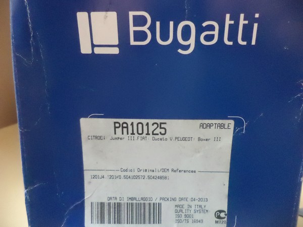 n°bg5 pompe eau citroen jumper boxer iveco ducato PA10125 bugatti neuve DPA86