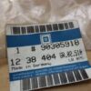 nP408 2 x temoin usure plaquette OPEL kadett E 90305918 1238404 neuf DPA86