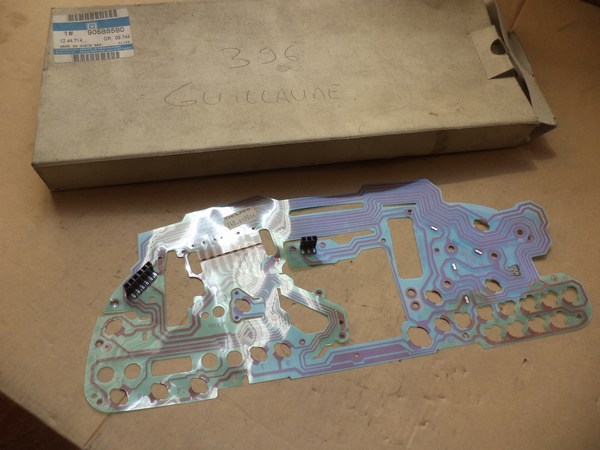 n°p416 Circuit Imprimé compteur opel ASTRA F VDO 90588590 1244714 neuf DPA86