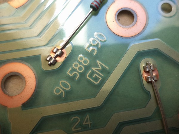 n°p416 Circuit Imprimé compteur opel ASTRA F VDO 90588590 1244714 neuf DPA86