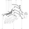 n°407 durite refroidisement renault R21 2.1 td diesel 7700739376 neuve DPA86