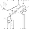 n°450 raccord vapeur huile renault r21 TD 7700737041 neuf authentique DPA86