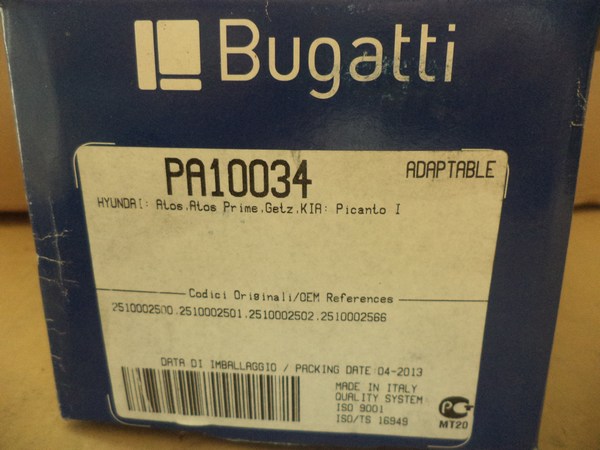 n°bg89 pompe eau hyundai atos getz PA10034 bugatti neuve n°bg89 pompe eau hyundai atos getz PA10034 bugatti neuve DPA86