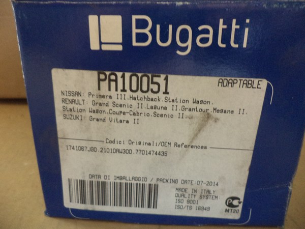 n°bg90 pompe eau renault laguna 2 megane 2 scenic 2 PA10051 bugatti neuve DPA86