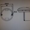 n°he679 feu recul encastré LED 94 mm hella 2zr357028041 neuf 12V 24V DPA86