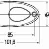 n°he680 2x feu position avant LED blanc 12V hella neuf 2pg964295121 DPA86