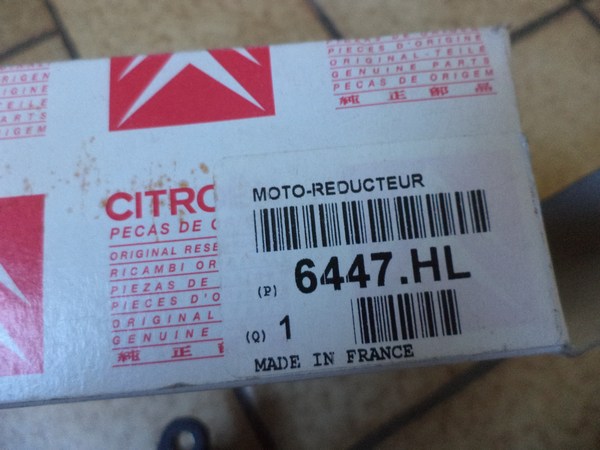 n°vch13 moteur volet chauffage citroen xsara 6447hl 0132801169 neuf DPA86
