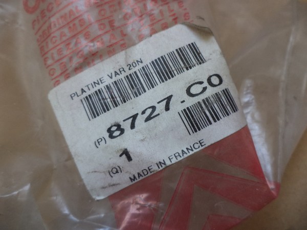 n°vch143 support serrure arriere citroen saxo 8727C0 neuve DPA86