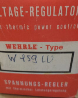 n°bg100 regulateur tension 12V WEHRLE W159LU 20A neuf DPA86
