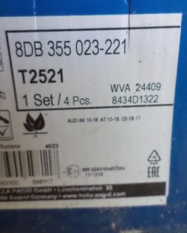 n°he687 jeu plaquette AUDI Q5 A7 A6 hella 8db355023221 neuve DPA86