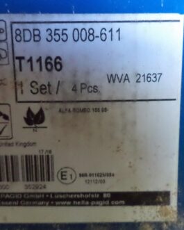 n°he688 jeu plaquette alfa romeo 166 hella 8db355008611 neuve DPA86