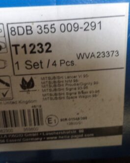 n°he694 jeu plaquette mitsubishi lancer V lancer VI pajero 8db355009291 hella neuve DPA86