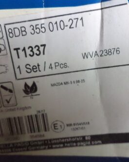 n°he695 jeu plaquette mazda MX5 8db355006211 hella neuve DPA86