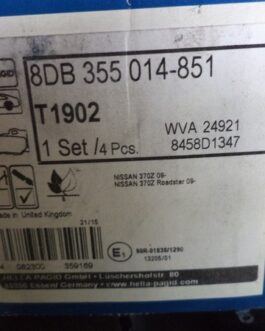 n°he697 jeu plaquette infiniti G FX Q50 8db355014851 hella neuf DPA86