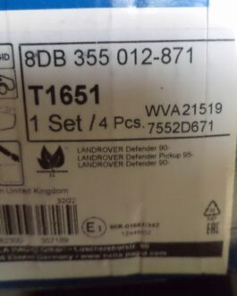 n°he699 jeu plaquette land rover defender 8db355012871 hella neuf DPA86