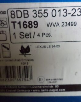 n°he700 jeu plaquette LEXUS LS 8db355013231 hella neuf DPA86