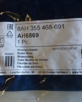 n°he713 2 x flexible frein mercedes classe A  8ah355468691 hella neuf DPA86