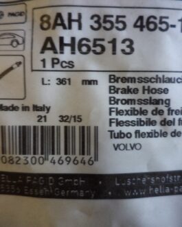 n°he714 2 x flexible frein VOLVO V70 C70 S70 8ah355465131 hella neuf DPA86