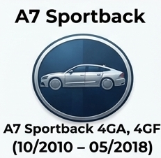 A7 Sportback 4GA, 4GF (10/2010 - 05/2018)