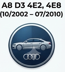 A8 D3 4E2, 4E8 (10/2002 - 07/2010)