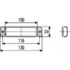 n°he728  8 x feux position arriere rouge LED 24V hella 2tm008645651 DPA86