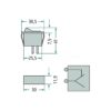 n°he745 interrupteur universel 12V noir hella 6eh004406002 neuf DPA86