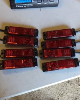 n°he728  8 x feux position arriere rouge LED 24V hella 2tm008645651 DPA86