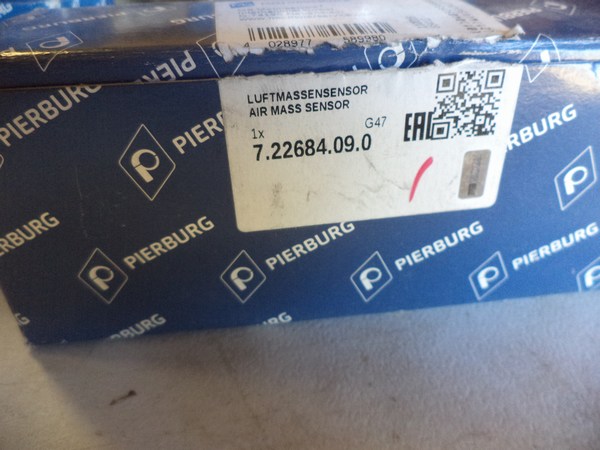 n°he734 debitmetre BMW E38 E39 E46 E53 E90 E87 E81 mercedes W202 W203 W210 pierburg neuf DPA86