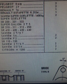 n°cf25 correcteur Repartiteur frein saviem 3 T 6 T bendix neuf 6312121 DPA86