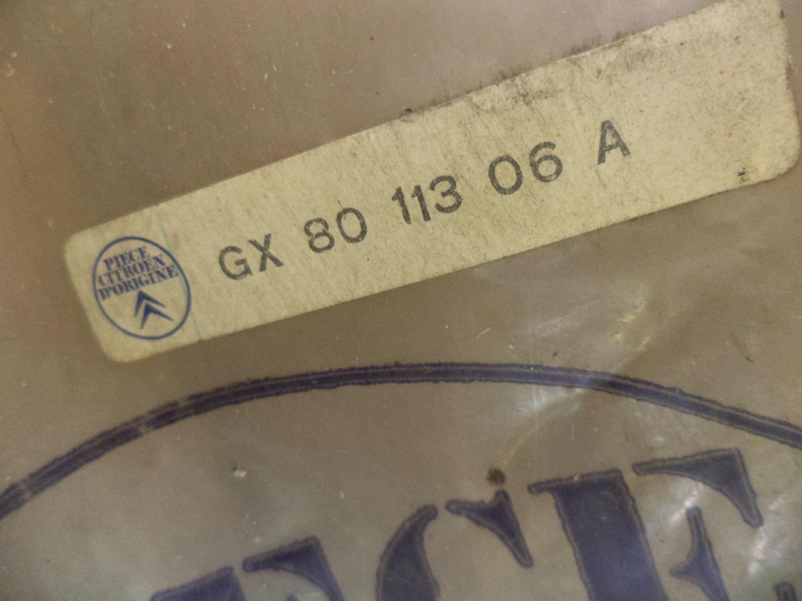 n°mc11 joint parebrise citroen GS GX8011306A original neuf DPA86