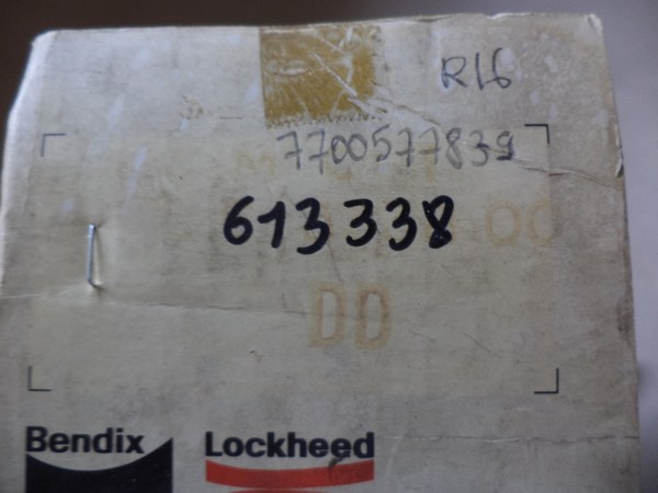 n°cf17 maitre cylindre RENAULT R12 R15 R16 bendix 613338 7700577839 neuf DPA86
