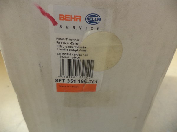 n°he608 Filtre déshydrateur climatisation citroen zx xsara 8ft351196761 neuf n°he608 Filtre déshydrateur climatisation citroen zx xsara 8ft351196761 neuf DPA86