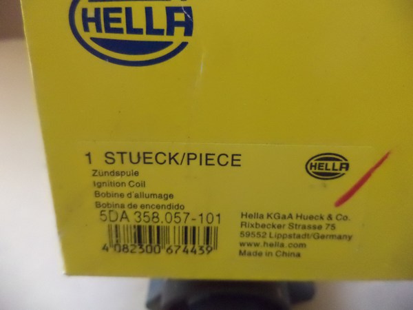 n°he610 Bobine allumage toyota hiace 4runner hella 5da358057101 neuve DPA86
