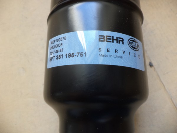 n°he614 Filtre déshydrateur climatisation galaxy alhambra sharan 8ft351195751 hella neuf DPA86