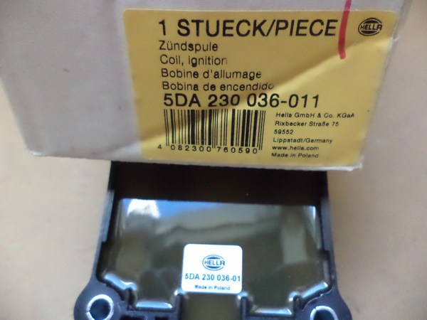 n°he617 bobine allumage jeep cherokee chrysler voyager PT sebring hella 5da230036011 neuve DPA86