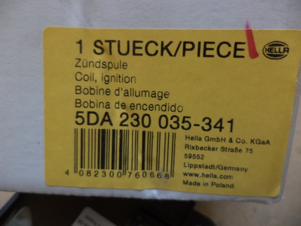 n°he623 bobine allumage subaru legacy impreza outback hella 5da230035341 neuve DPA86