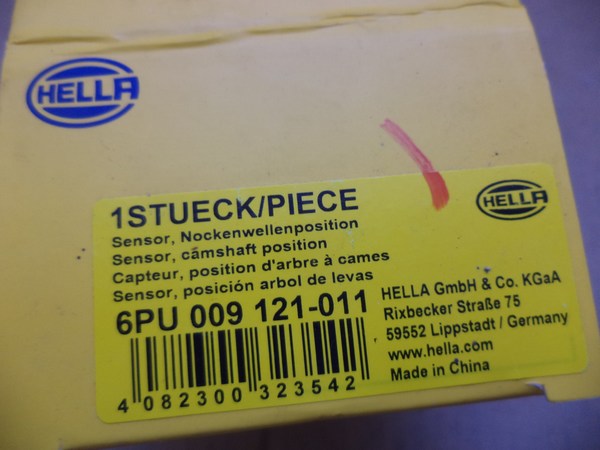 n°he626 capteur abre cames MINI F56 F55 F60 hella 6pu009121011 neuf DPA86
