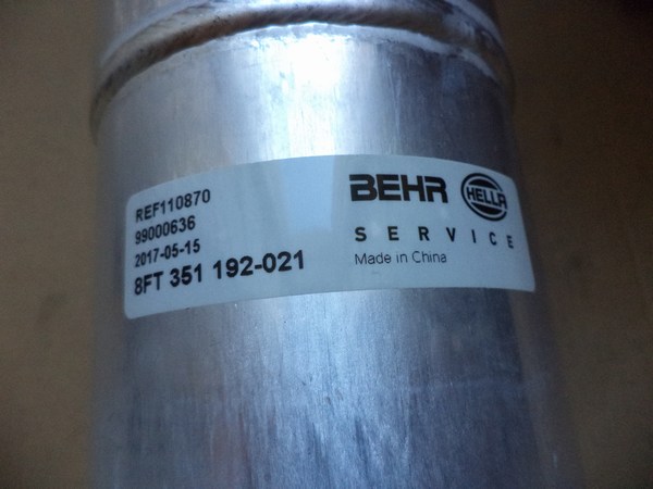 n°he628 Filtre déshydrateur climatisation volvo 850 v70 c70 xc70 hella neuf 8ft351192021 DPA86